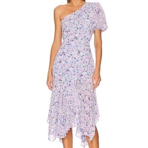 ASTR the label.  Santorini Dress in Blue Multi Floral